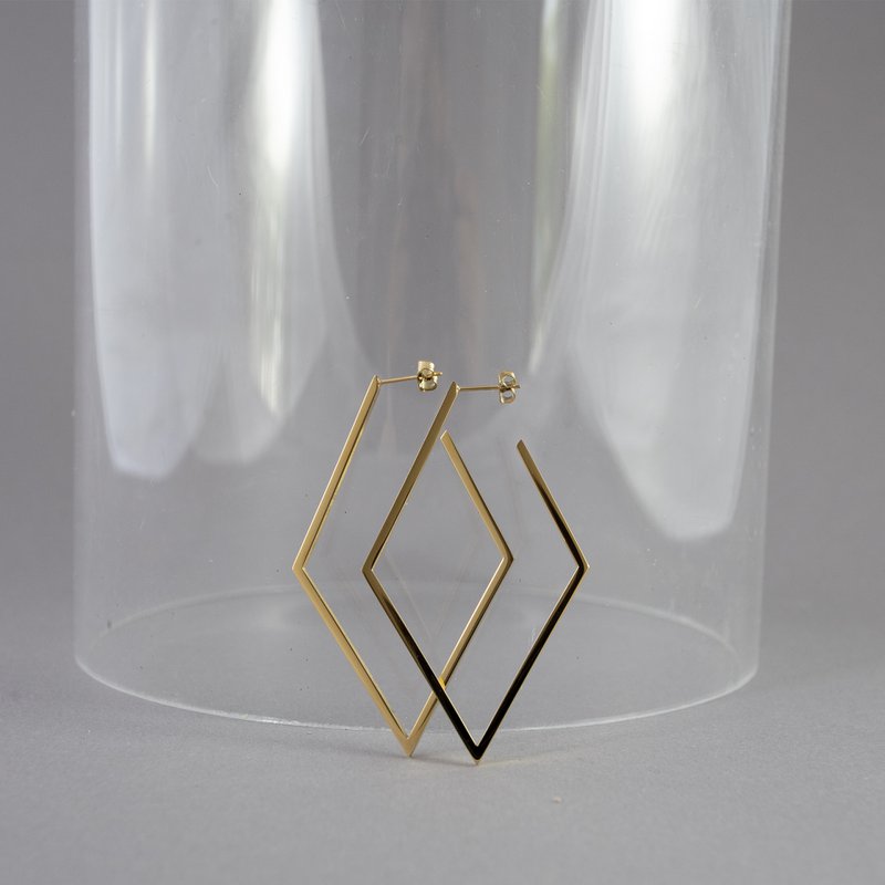 FRAME Gold Earrings