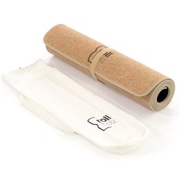 rollholz Korkmatte mit Tasche