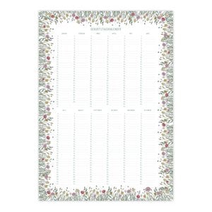 Geburtstagskalender – Blumenwiese