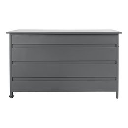 Cassis Cushion Box  - Cushion Box, aluminum, grey, medium, 130x60x75 cm, 450 L