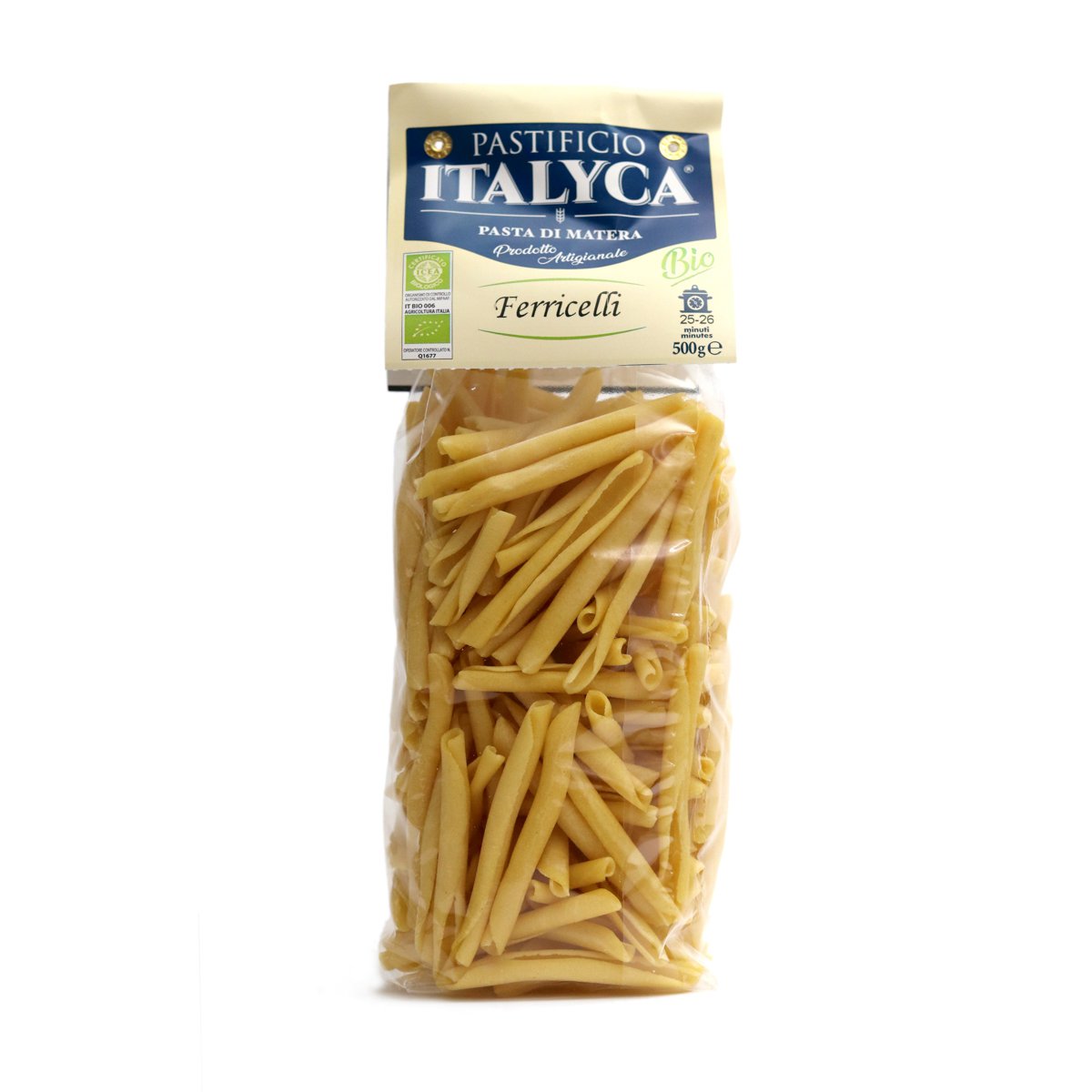 FERRICELLI 500G BIOLOGISCHE AMBACHTELIJKE PASTA 100% ITALIË