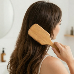 green-goose Brosse à cheveux en bambou XL