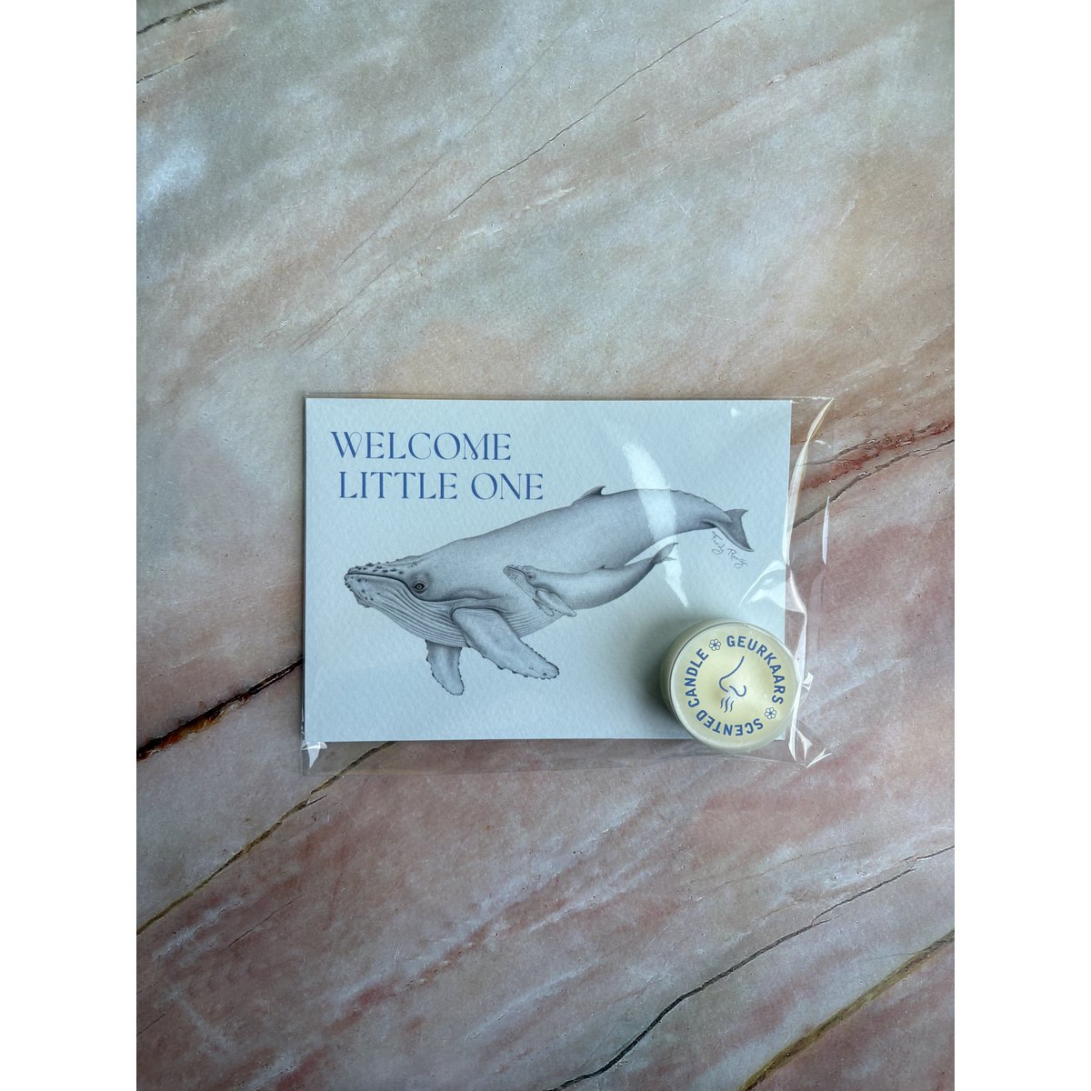 Tarjeta de felicitación de Talight - Bienvenido Little