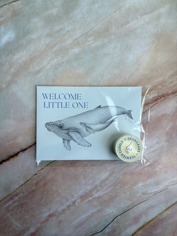 Tarjeta de felicitación de Talight - Bienvenido Little