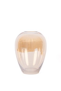 20CM GOLD GLASS VASE