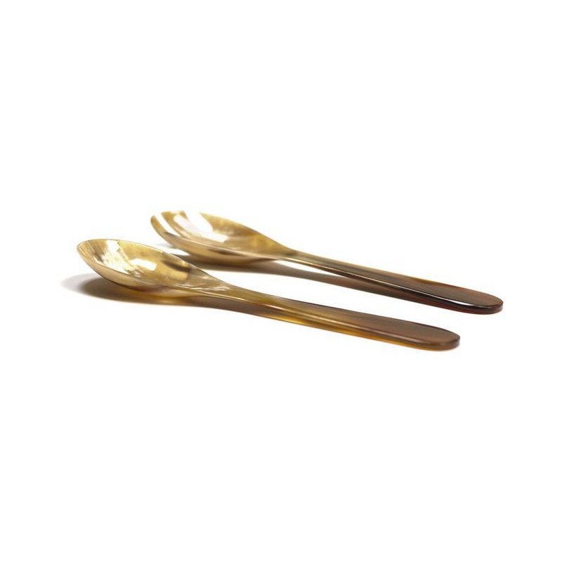 Couverts en corne blonde