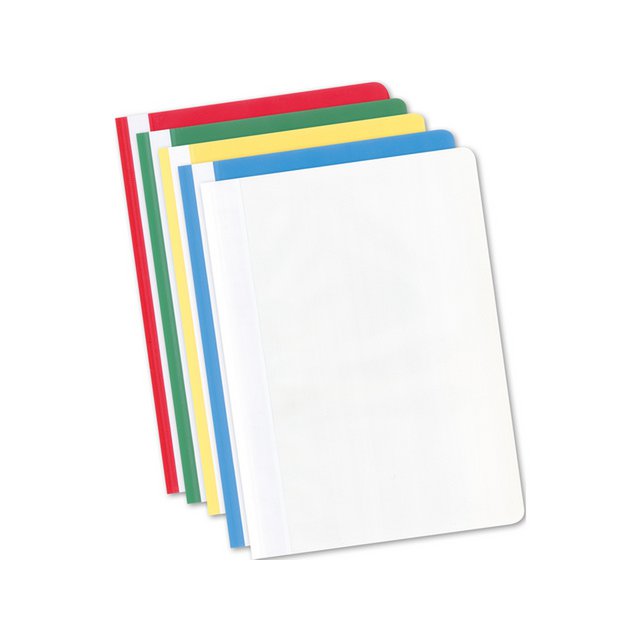 Pochette à ouverture rapide Kangaro A4 PP rétractable à 5 st. assortie
