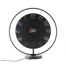 Horloge de table - 40 x 40,5 cm - Métal - Unité lumineuse - 'Ting Table'