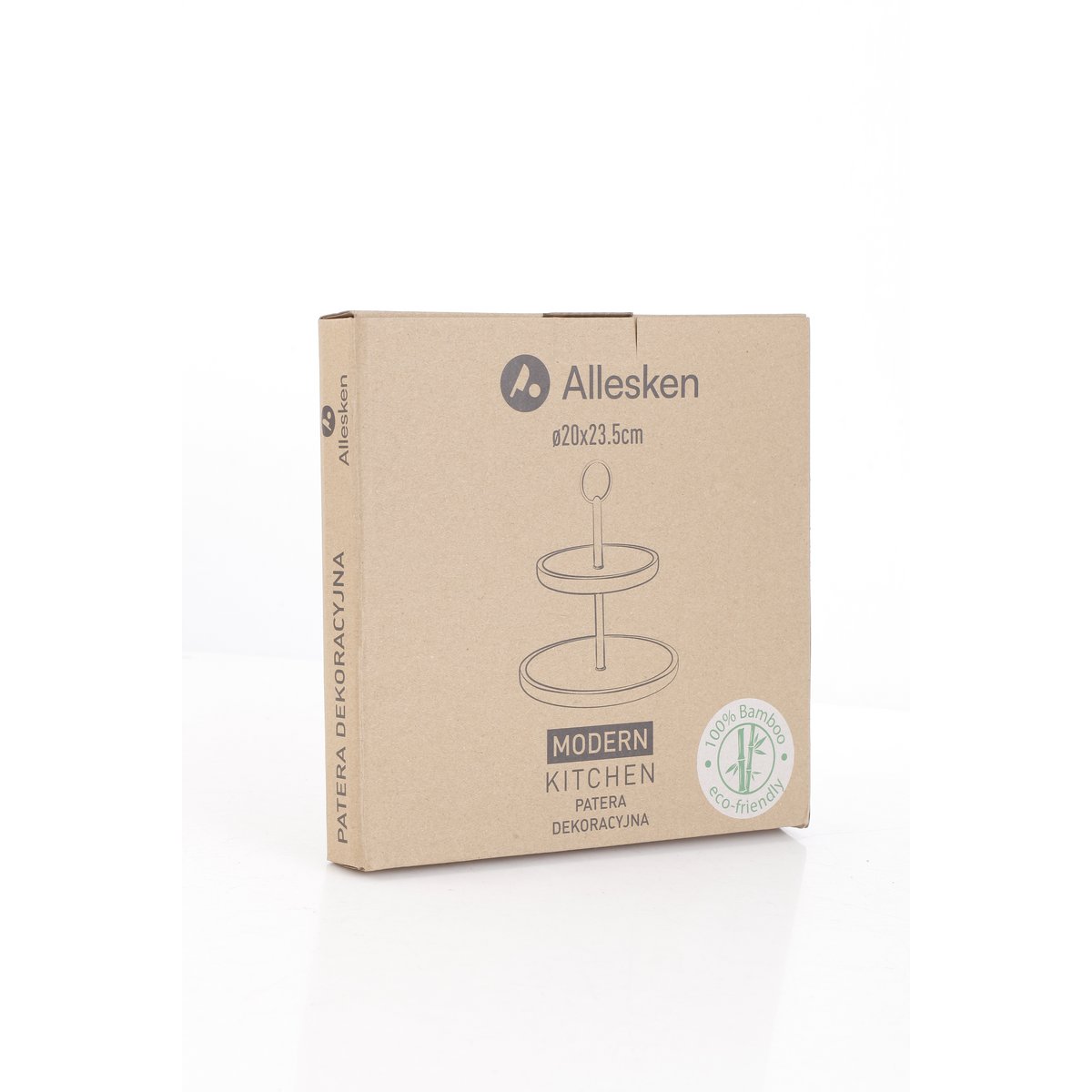 MODERNE KEUKEN Decoratieve schaal D15 en 20 cm H23,5 cm, 2 niveaus