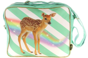 Shoulder bag / laptop bag Bambi / deer