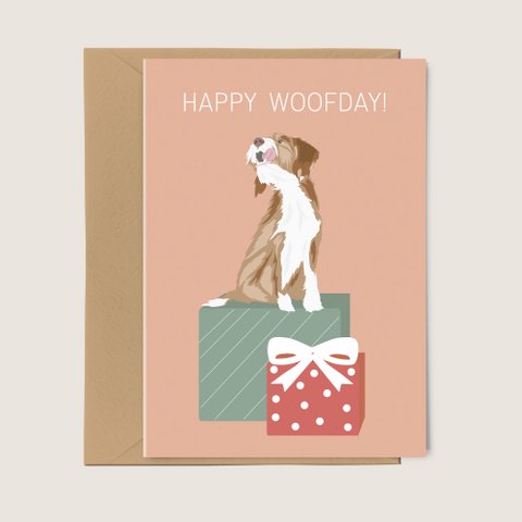 Grußkarte - Happy Woofday