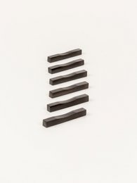 Set de 6 palillos en cuerno de búfalo negro