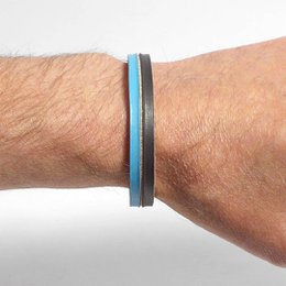 Leather Star Raw CK34 - colorful men's bracelet made of high quality leather
