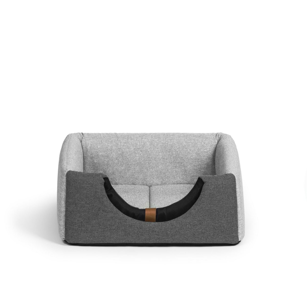UP&DOWN niche pour chien 2en1- gris clair chiné