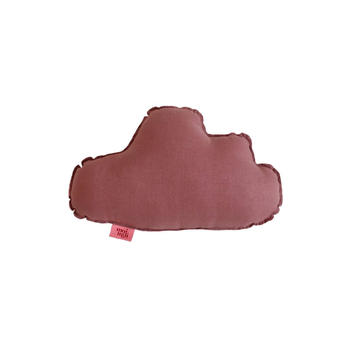 Lniana poduszka chmurka „Marsala”.