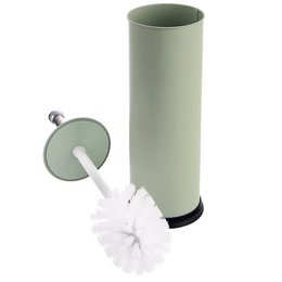 Szczotka toaletowa z metalowym zielonym zielonym 10x38,5 cm