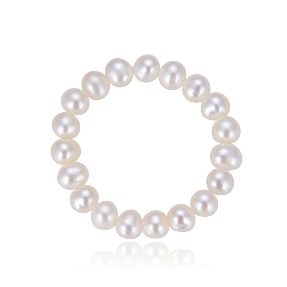 Classy White Ring