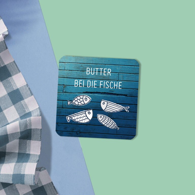 StadtliebeÂ® | Hamburg magnet fleksibel "Smør med fisken"