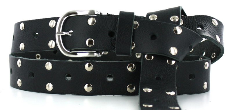 Leather Belt 3cm | with studs