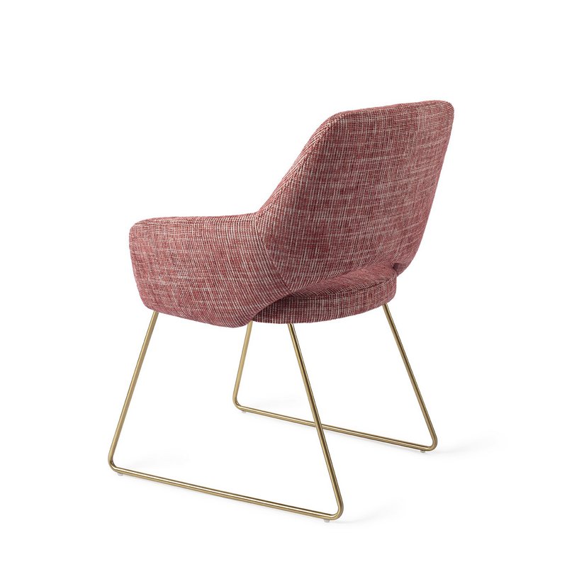 Jesper Home Yanai Dining Chair Slide Gold