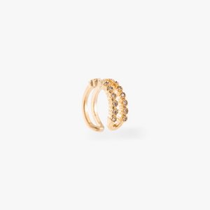 Sparkle Ear Cuff met Zirkonia Steentjes - Goud