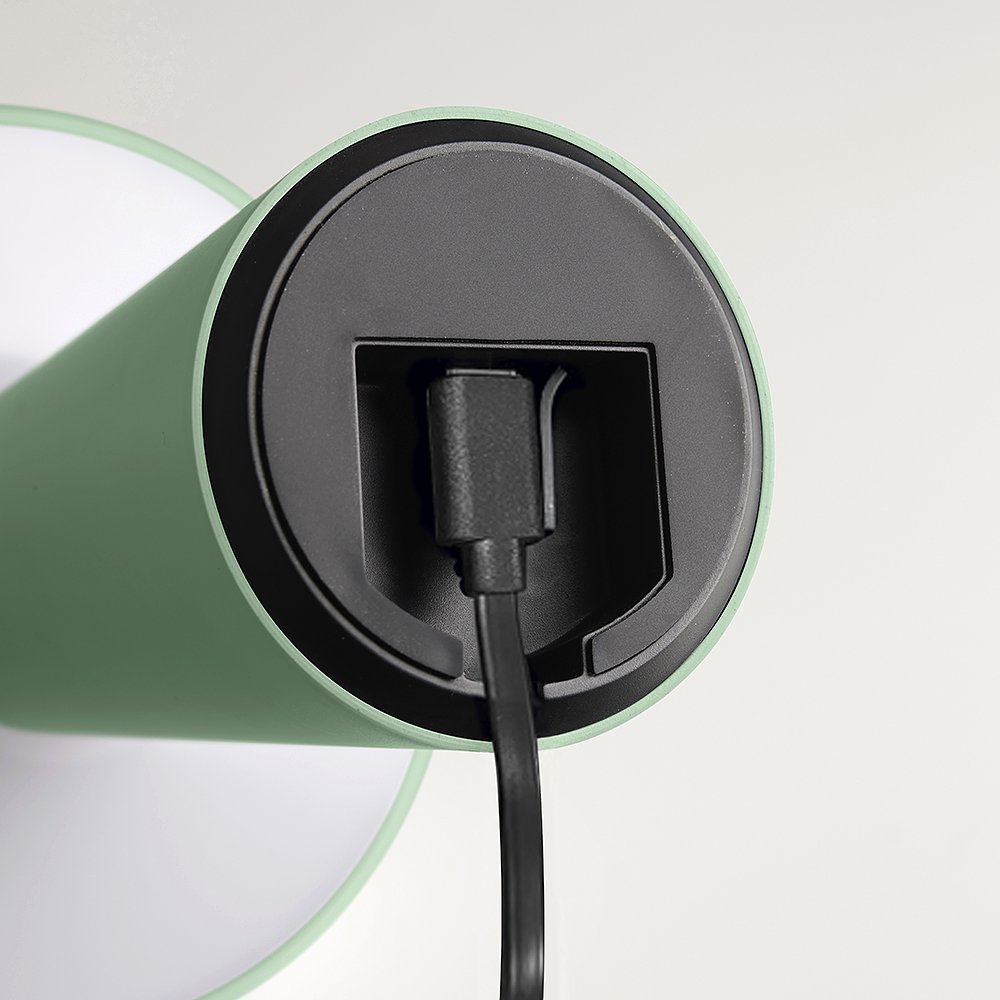 BORDLAMPE MOVE ME STØVET GRØN
