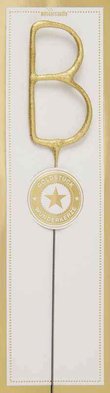 B gold Goldstück weiß Wondercandle® classic