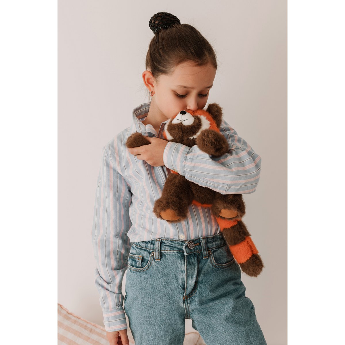 One Love Plüschtier – Roter Panda, Rostorange und Braun
