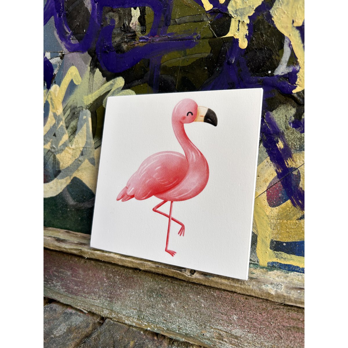 Forex tile 10x10cm - Flamingo - %23101030077