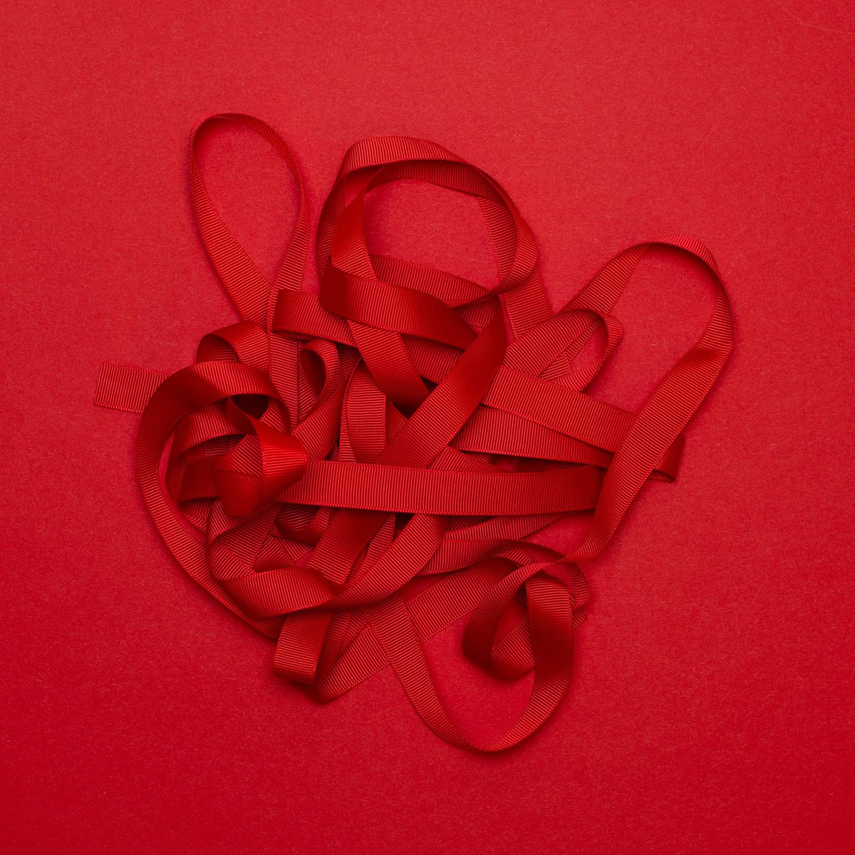 Rood cadeaulint, gemakkelijk te strikken rood lint, 16 mm x 5 m rood grosgrain lint voor het inpakken van geschenken