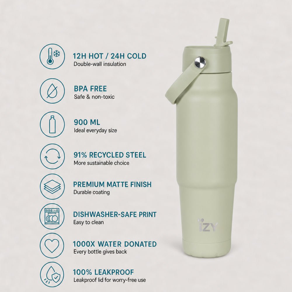 Travel Bottle 900ML - Pistachio