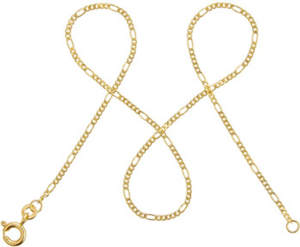 Figaro chain VARIED 8k gold