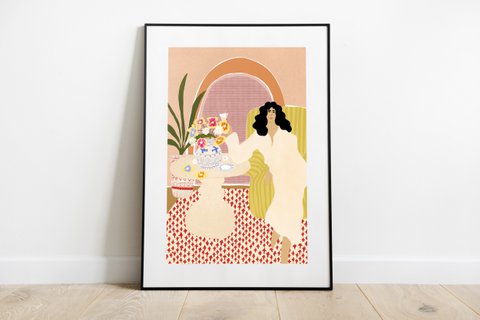 Vase Of Flowers - Art Print