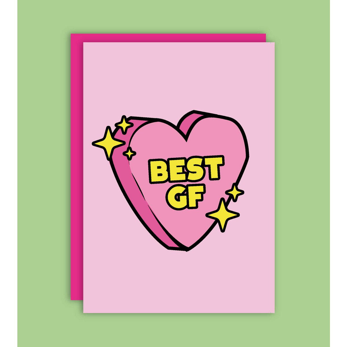 Mejor novia (GF) Tarjetas de felicitación