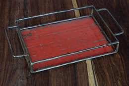 Plateau de recyclage fabriqué à partir de barils de pétrole recyclés | Taille S (30*20cm) | différentes couleurs