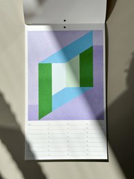 Risography birthday calendar (17.0 x 28.5 cm)