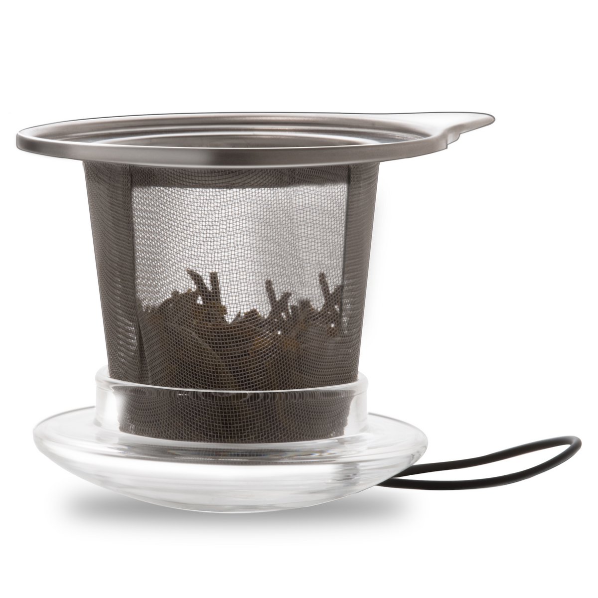 Creano Jumbo XXL Glas-Teetasse mit Henkel