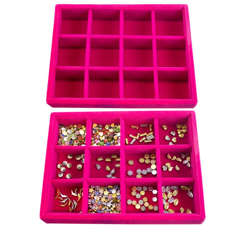 Sunsa Jewelry Box, Jewelry Storage Box, 12 Compartments Women's Jewelry Box