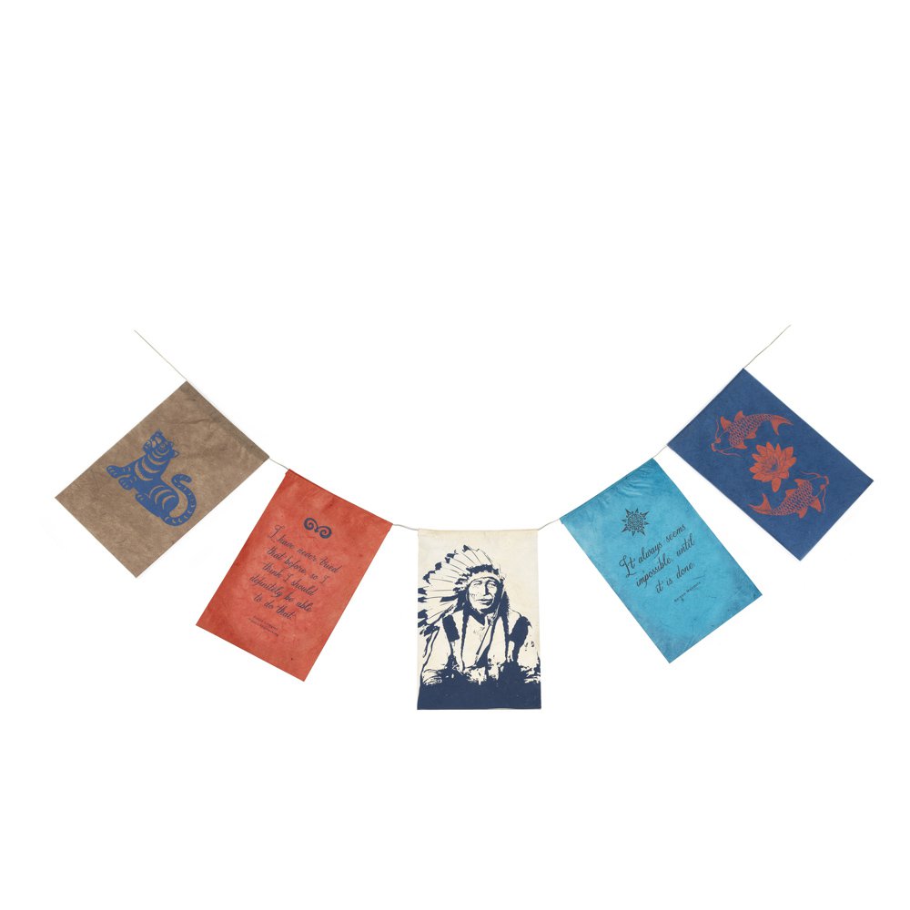 Wishing flags | Courage | Greeting Card