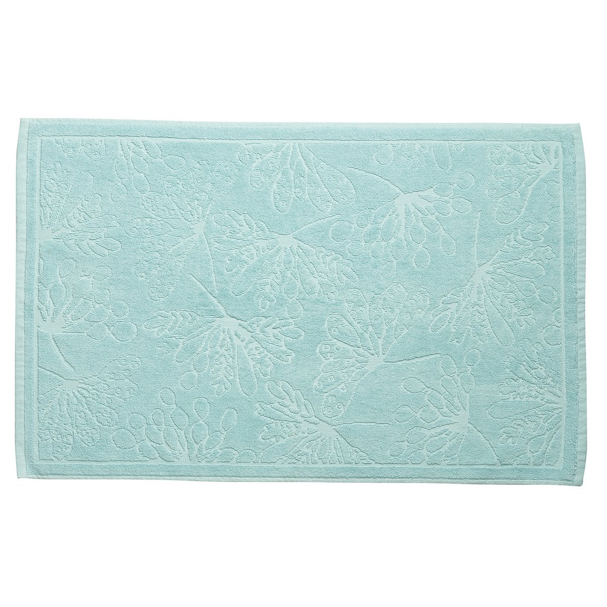 TAPPETINO DA BAGNO ORGANICO 80X50CM 100% COTONE ORGANICO 850G CYTEA AZZURRO/GRIGIO