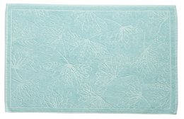 BIO-BADMATTE 80X50CM 100 % BIO-BAUMWOLLE 850G CYTEA HELLBLAU/GRAU