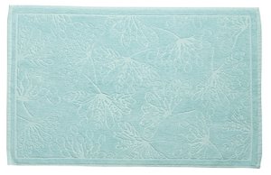 BIO-BADMATTE 80X50CM 100 % BIO-BAUMWOLLE 850G CYTEA HELLBLAU/GRAU