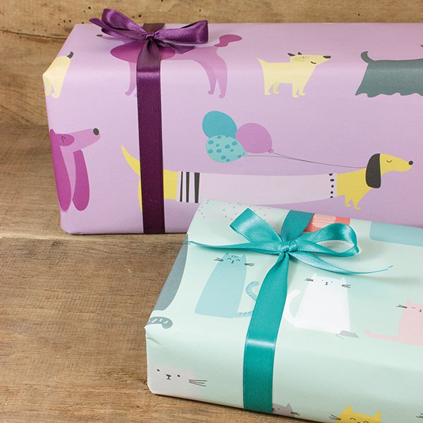 Papel de regalo para gatos