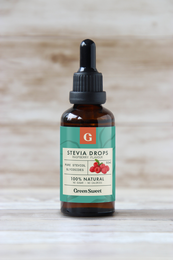 Flydende stevia hindbær 50 ml - erstatning for sukker
