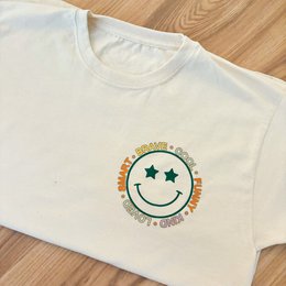T-shirt Smiley - VERT