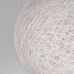Hazer Twist pendant lamp - White - Linen - L 45 x 45 x 45 cm