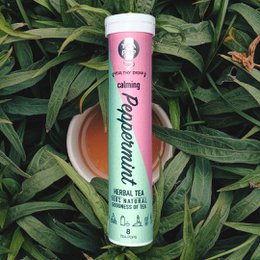 Pfefferminz-Tea-Pop, schnell gebrühter Gourmet-Tee (8-Tuben-Tablett)