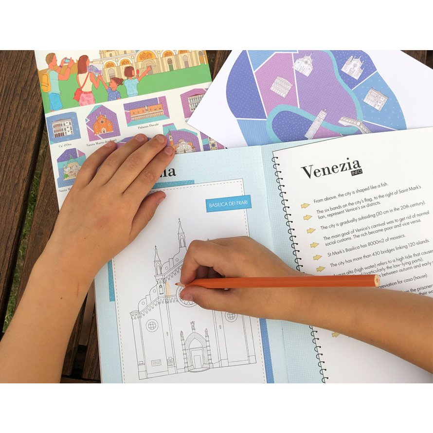 Venetië reisdagboek voor kinderen