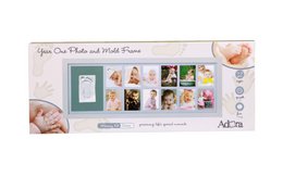 Adora Horizontal Frame – Baby Hand/Footprint & 12 Photos