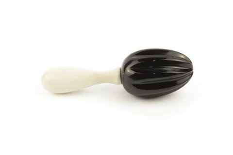 Lemon squeezer in black horn and bone